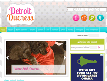 Tablet Screenshot of detroitduchess.com